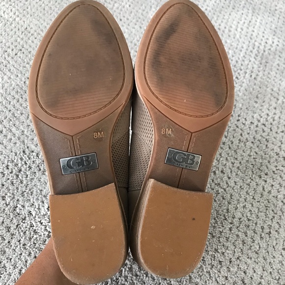 Gianni Bini Tan Suede Perforated Booties - Picture 8 of 10